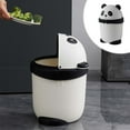 thumbnail image 1 of CEHVOM Cute Trash Can With Lid Wastebasket Countertop Garbage Container Bin For Home Office Bathroom Kitchen Dorm Room Coffee Bar, 1 of 9