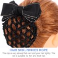 thumbnail image 3 of 2 Pcs Femmes Coiffe Professionnelle Snoods Filet à Cheveux avec Nœud Snoods pour Filles, 3 of 8