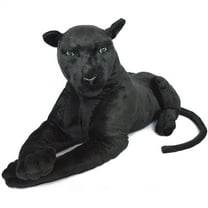 Pana The Black Panther - 42 Inch (Tail Measurement Not Included) Big Stuffed Animal Plush Leopard
