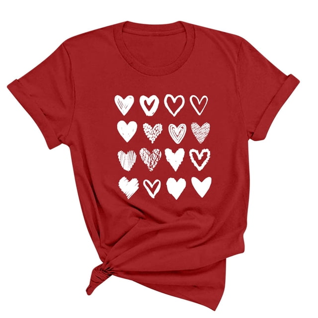 Blusas de Manga Corta para las Mujeres Divertido Impreso Cuello Redondo Tee, Vintage Humor Gráfico Blusas de Primavera para las Mujeres