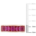 thumbnail image 2 of Everly Women's Created Ruby Rose Gold Plated Ring, 2 of 8