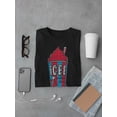 thumbnail image 3 of Classic Cup Design - Retro ICEE 'Coldest Drink In Town' Graphic Men's T-shirt, 3 of 4