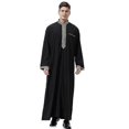 thumbnail image 1 of Hombres Islámicos Sauditas Musulmanes Túnica Larga Dubai Árabe Thobe Kaftan Ropa, 1 of 4