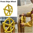 thumbnail image 5 of Pirate Ship Playground Swing Accessory, Amusement Park Children's Toy Steering, For Children(Yellow), 5 of 5