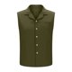 thumbnail image 5 of TaTaai Linen Style Sleeveless Blouse, Women's Lapel Shirt with Full Open Front, Pocket Detail Casual Summer Top Gift, 5 of 7