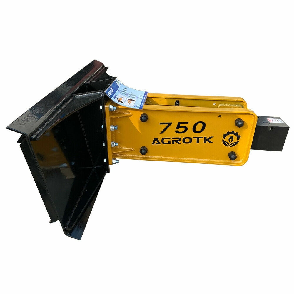 AGROTK 750 Hydraulic Hammer Breaker Skid Steer Loader Attachment