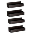 thumbnail image 4 of 4 Piezas Organizador Estante Refrigerador Porta Especias Colgante Metal Carbono Montaje Fácil Adecuado para Cocina Baño Lavandería Almacenamiento, 4 of 9