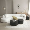 thumbnail image 2 of Upholstered Sofa Couch Modern Luxury Sofa Boucle Chaise Couch For Guest Room Office Living Room Bedroom, 2 of 9
