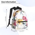 thumbnail image 4 of Easygdp Colorful Flowers Casual Laptop Backpack, Large Capacity Schoolpack for School, Travel, Business, 4 of 8