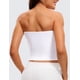 thumbnail image 2 of Top Corto Sin Tirantes Doble Capa Butterluxe CRZ YOGA Blanco XXS, 2 of 6