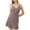 Gray, variant on Women's Nightgowns Deep V Neck Lingerie Nightwear Sleeveless Spaghetti Strap Night Gown Babydoll Chemise