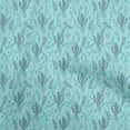 thumbnail image 1 of oneOone Rayon Light Blue Fabric Tropical Craft Projects Decor Fabric Printed By The Yard 56 Inch Wide, 1 of 4