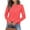 4# Watermelon Red, variant on Fshiont Womens Sweaters Fall Fashion 2025 Long Sleeve Button Cuff Soft Knit Pullover Trendy Tops Dressy Casual Blouses Yellow XL