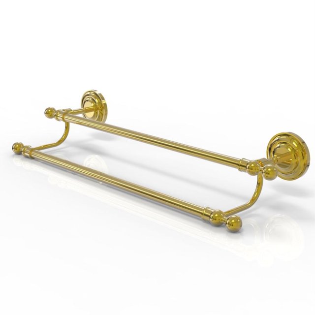 Barra de toalla doble de 24 pulgadas Que New Collection - QN-72/24-PB Allied Brass QN-72/24-PB