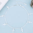 thumbnail image 4 of Pulsera Vintage Cruz Plata Ley 925 Para Mujer Ajustable Xtellar plateado, 4 of 4