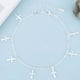 thumbnail image 4 of Pulsera Vintage Cruz Plata Ley 925 Para Mujer Ajustable Xtellar plateado, 4 of 4