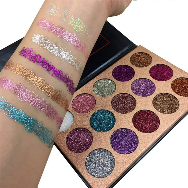 Follure Pro Beauty Tools Eyeshadow Cosmetic Matte Eyeshadow Cream Makeup Palette Shimmer Set 28 Colors Eyeshadow +B, Size: One size, Clear
