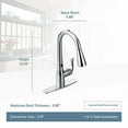 thumbnail image 3 of Moen 7594ESRS Spot resist stainless one-handle pulldown kitchen faucet, 3 of 11
