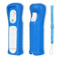 thumbnail image 2 of Lactivx 2X Wii Silicone Case Cover with Wrist Strap for Wii Remote Controller (Red and Blue), 2 of 5