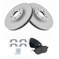 thumbnail image 3 of TRQ Front Ceramic Disc Brake Pads & G-Coated Rotors Kit for Infiniti Nissan New BKA14776 Fits select: 2005-2007 NISSAN MURANO, 2009 NISSAN MURANO S/SL, 3 of 5