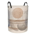 thumbnail image 2 of LNWH Laundry Basket, Boho Planet Circle Art Pattern Foldable Laundry Hamper With Handles Waterproof, Medium Size, 2 of 8
