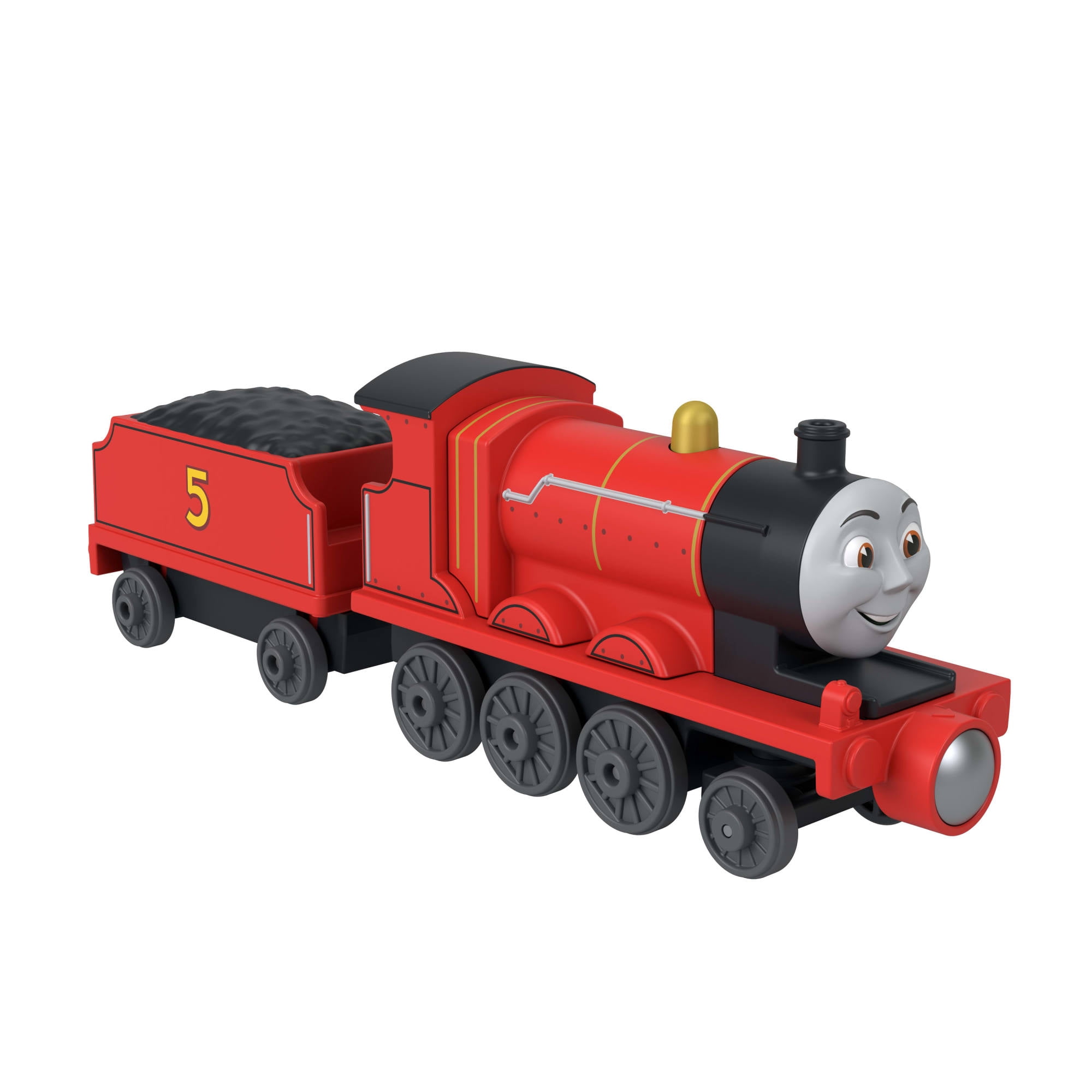 Thomas & Friends by Fisher-Price Die-Cast James Engine & Tender, Toy Train Set for Preschoolers