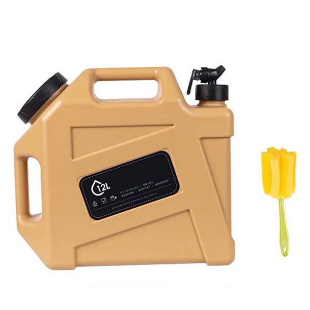 Outdoor water storage bucket picnic car camping water tank bucket 12L
