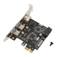 thumbnail image 2 of PCI Express To Ethernet RJ45, PCIe To USB3.0 Carte Auto Adaptation 5Gbps PCIe To USB3.0 pour Ordinateur, 2 of 8