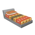 thumbnail image 2 of Ambesonne Abstract Fitted Sheet & Pillow Sham Set, Geometric Bohemian Motifs, Twin, Seafoam Orange Indigo, 2 of 2