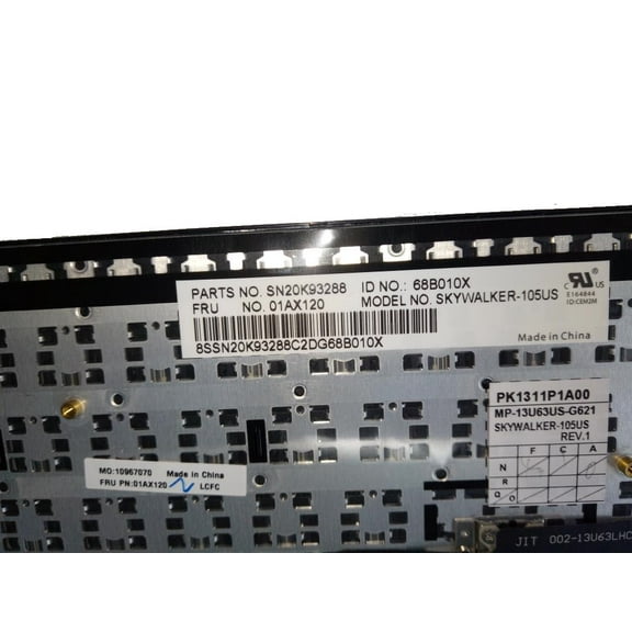 New Genuine Lenovo ThinkPad E570 E575 US Keyboard 01AX200