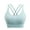 Blue, variant on Sports Bra for Women 2024 New Medium Support Criss Cross Strappy Bras Seamless High Impact Yoga Exercise Athletic Bra