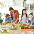 thumbnail image 7 of Microwave Cover for Food, Clear Microwave Splatter Cover with Water Steamer and Handle, 12 Inch Plate Covers, Kitchen Gadgets and Accessories, House Essentials for Gifts, Green, 7 of 7