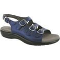 thumbnail image 1 of Women's SAS Mystic Adjustable Slingback Sandal Blue Perlato Leather 10.5 W, 1 of 6