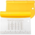 thumbnail image 1 of Jinsinto Dough Scraper, Plastic Pastry Cutter, Bread Dough Bowl Scraper, 6 inch, Yellow, 1 of 5