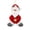 White, variant on JHRGJIO Christmas Character Hanging Ornament with Heart Embellishment, Xmas Tree Pendant Accent, Festive Decor Display Christmas Decorations Indoor Outdoor Winter Decor