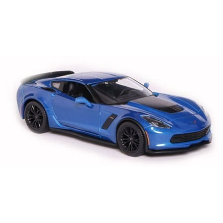 Corvette Z06 Wheels - 2015 Chevrolet Corvette C7 Z06 Blue 1/24 by Maisto 31133