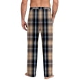 thumbnail image 6 of Mens Pajama Pants Plain Sleep Lounge Pant Casual Sleepwear Pants PJ Bottoms Jogger Trousers with Pockets and Drawstring, 6 of 6