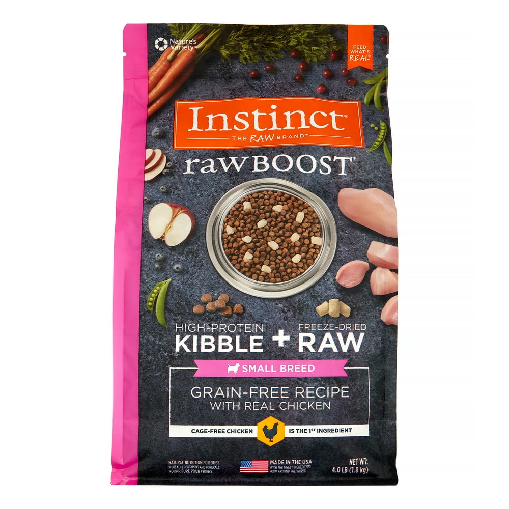 Instinct Raw Boost Small Breed GrainFree Recipe with Real Chicken