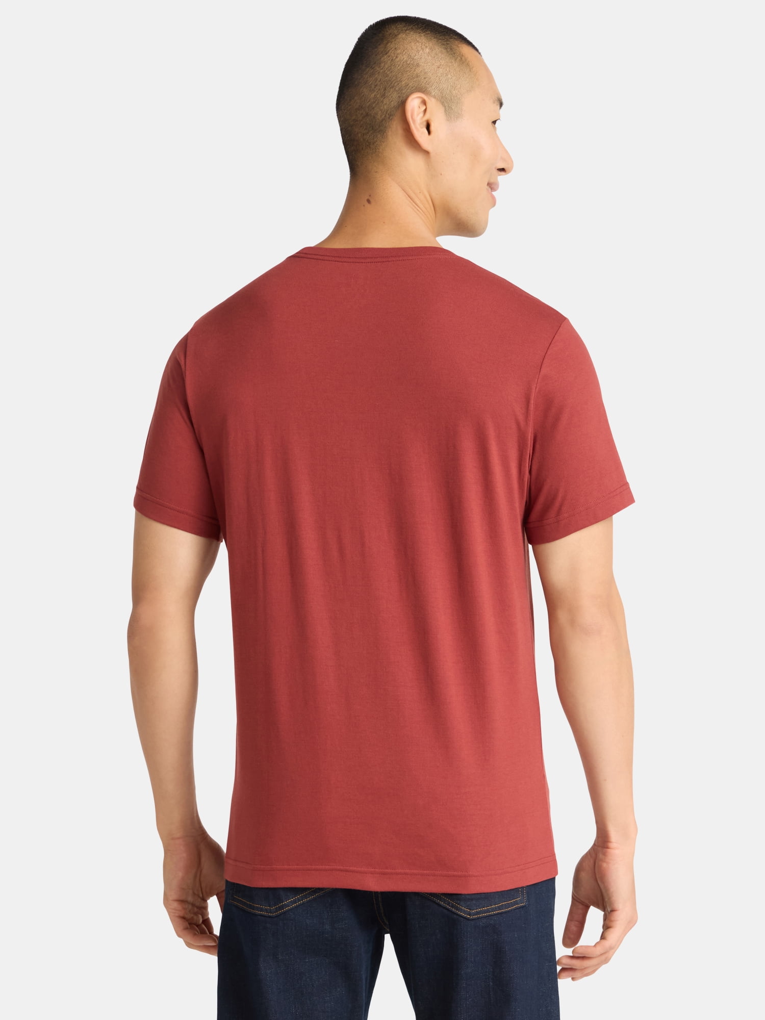 George Men's and Big Men's Classic Fit Crewneck Tee with Short Sleeves, Sizes XS-3XL