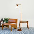 thumbnail image 2 of Ashcroft Furniture Zensa Brown Floor Lamp, 2 of 6