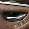 thumbnail image 4 of 4 Uds estilo de fibra de carbono ABS cubierta de cuenco de puerta Interior embellecedor para BMW serie 5 F10 2011-2016, 4 of 11