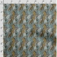 thumbnail image 3 of Soimoi Leaves Print,Cotton Poplin, Sewing Fabric Sold by The Yard 42 Inch Wide,Sewing Craft Quilting/Quilt Making Fabric, Medium Yellow, 3 of 5