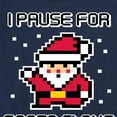 thumbnail image 3 of Instant Message - Gamer - I Pause for Santa Claus - Toddler & Youth Short Sleeve Graphic T-Shirt, 3 of 6