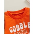 thumbnail image 5 of GXFC Kids Thanksgiving Sweatshirt Clothes for Boys 6M 1T 2T 3T 4T Toddler Long Sleeve Letter Print Pullover Tops Thanksgiving Clothing for Children Boys, 5 of 8