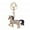 Black, variant on Keychain Pendant Zodiac Horse Design Key Chain Metal Bags Keyring