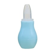 TINKSKY Baby Silicone Infant Nose Aspirator Safe Toddler Nose Cleaner Snot Vacuum Sucker Soft Tip Cleaner Baby Care Products (Blue)