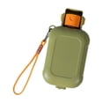 thumbnail image 4 of Bebedero portátil para gatos, dispensador con recipiente para comida de mascotas a prueba de fugas. Verde, 4 of 9