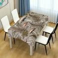 thumbnail image 7 of Coolnut Mushroom Brown Rectangle Tablecloth Waterproof Polyester Table Clothative Stain Resistant & Wrinkle Resistant Washable Table Cover for Dining Table/Party/Camping 54x54 Inch Decor Gift, 7 of 7