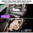 thumbnail image 2 of Large Dog Car Seat,Back Seat Extender for Dogs,Waterproof Medium Dog Seat Cover for Backseat, Pet Bed for Car Hammock(Grey-L), 2 of 12