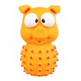 thumbnail image 1 of Pet Chewing Toy Safe Soft Plastic Pet Biting Toy Durable Multifunctional Interactive Teething Toy for Dogs Cats Convex Eyes Pig, 1 of 1